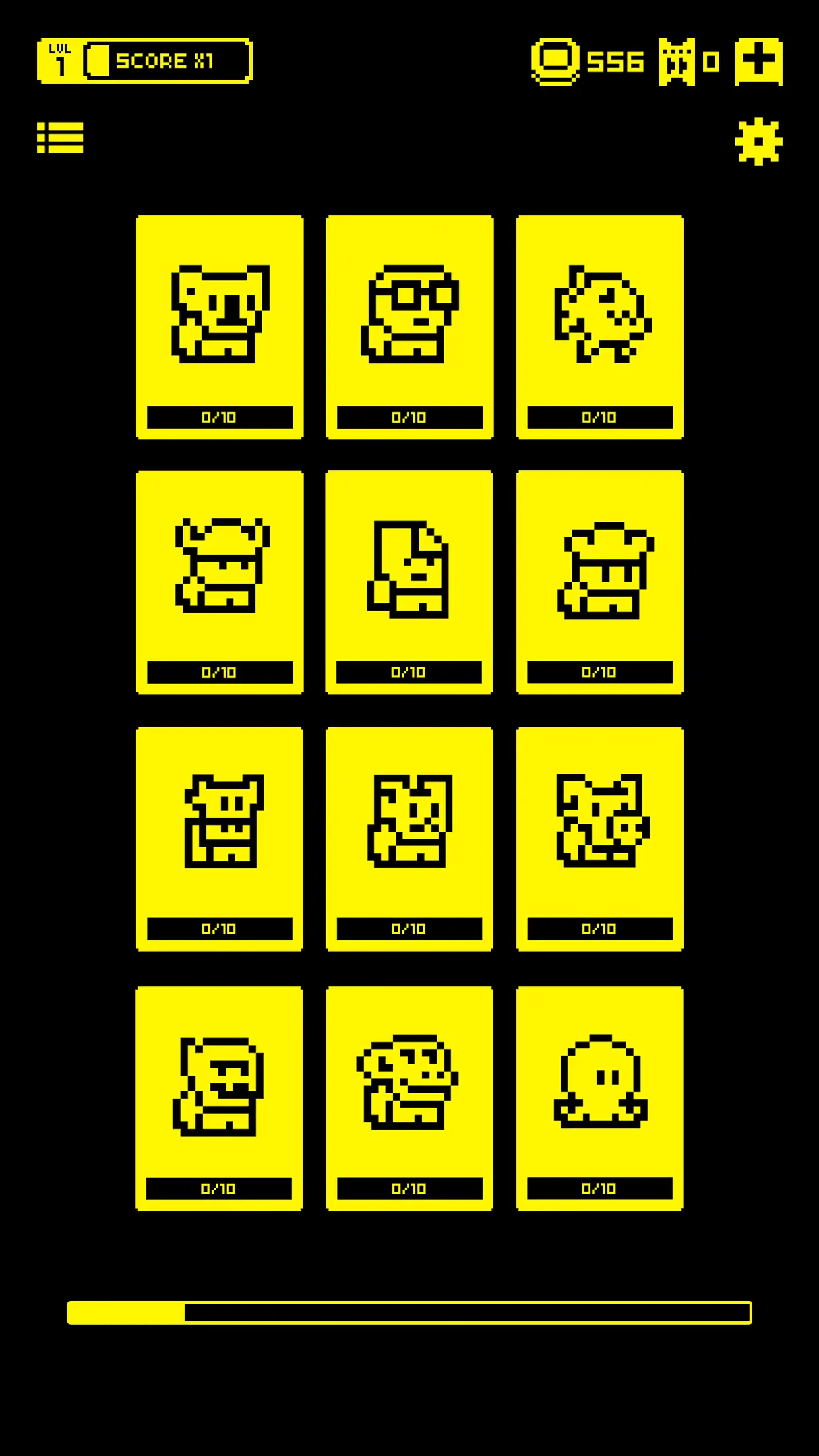 Neo-retro pixel stílusú labirintus a Tomb of the Mask: Old Maze játékból